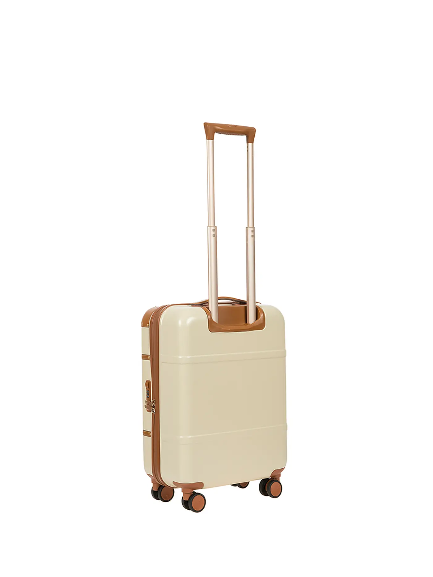 BRICS | Trolley "Bellagio" 55cm (Blau/Tabak) | creme